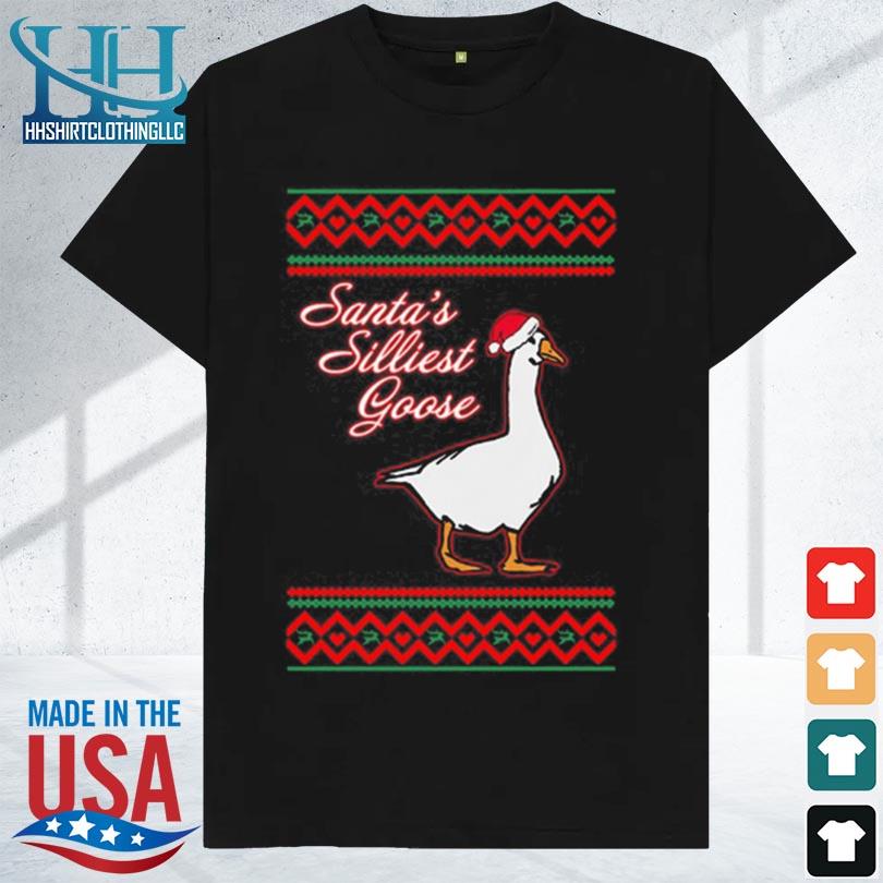 Middleclassfancy santa's silliest goose tacky 2023 shirt