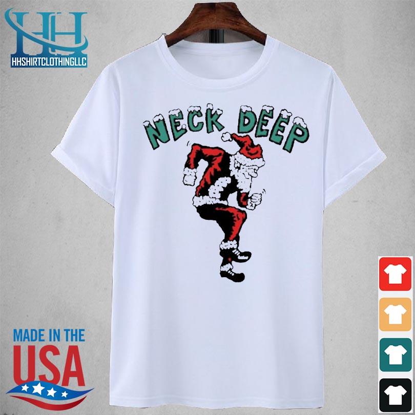 Neck deep moshing santa 2023 shirt