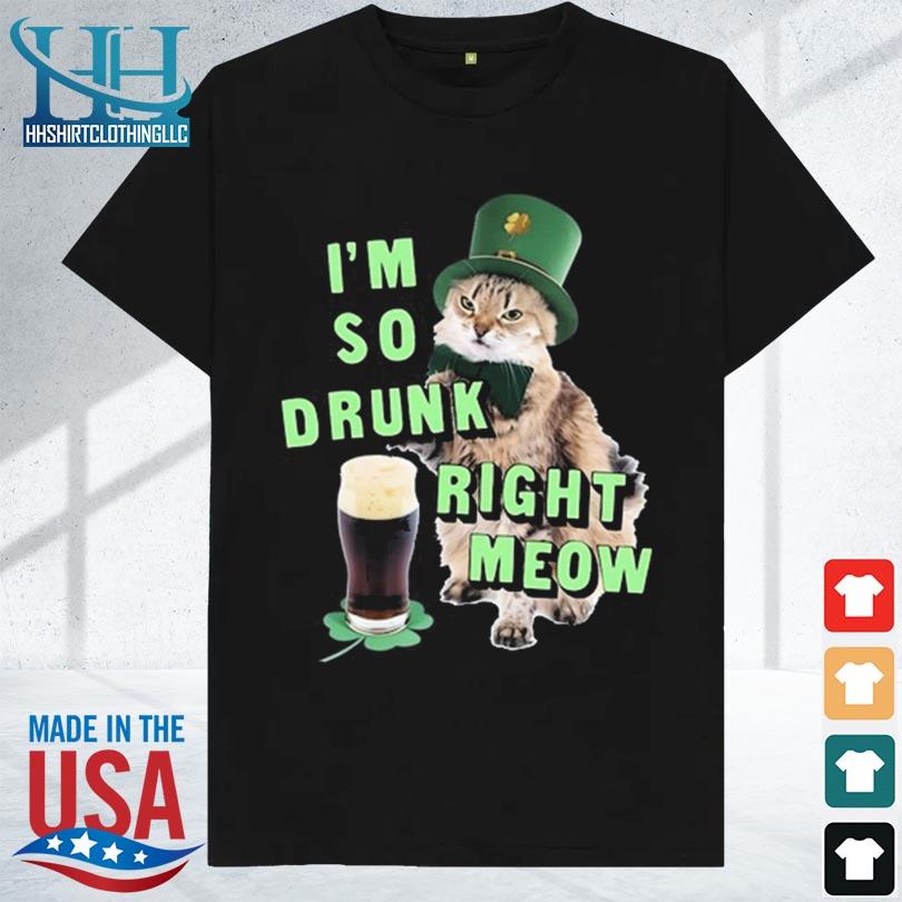 Red pear I'm so drunk right meow 2023 shirt