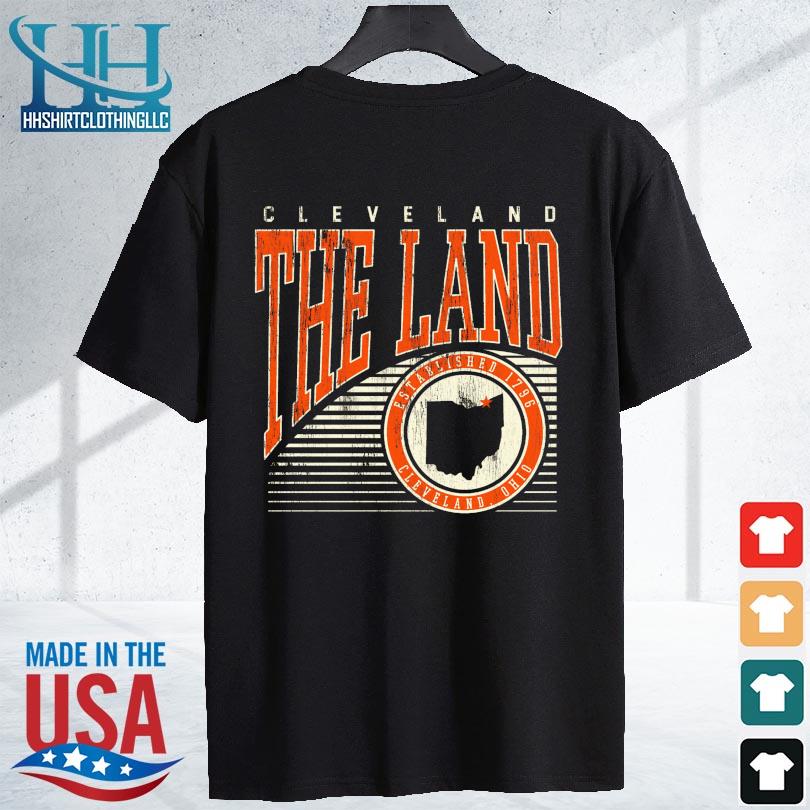 Cleveland ohio the land est 1796 s shirt den