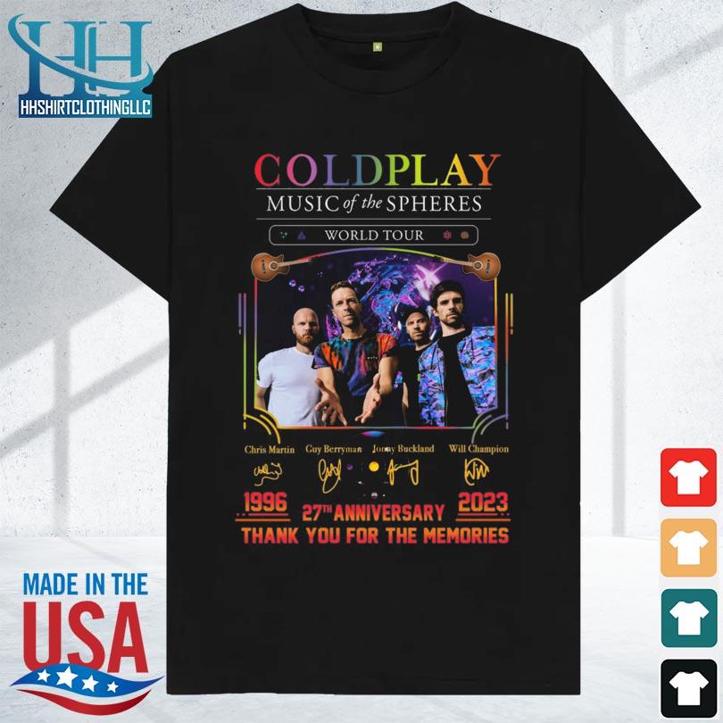 Xpsclothing - Original Coldplay Music Of The Spheres World Tour 2023 Thank  You For The Memories T-Sh by Store Xpsclothing - Issuu