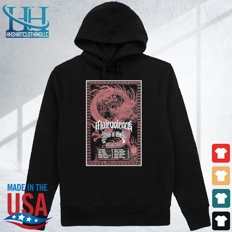 Official malevolence Tour UK Club '24 Poster s hoodie den