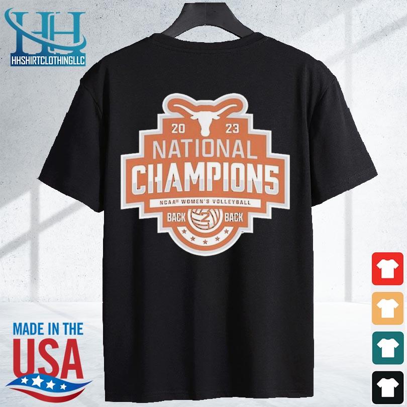 Texas volleyball 2023 national champions logo shirt