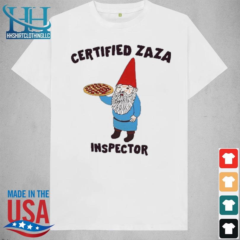 Official certified zaza inspector s shirt trang