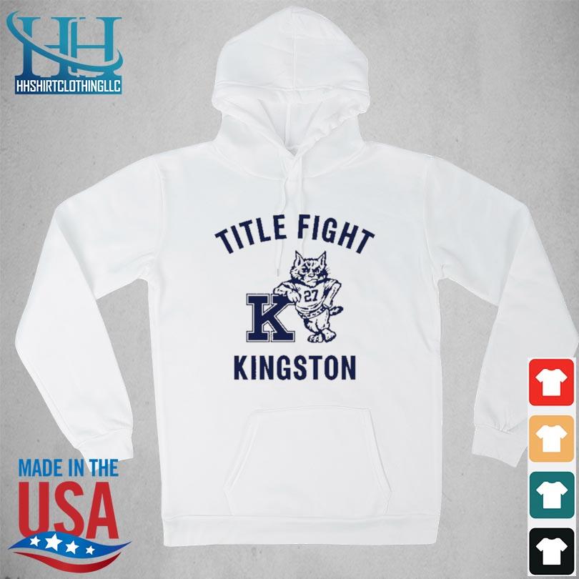 Sacreddeer title fight kingston varsity s hoodie trang