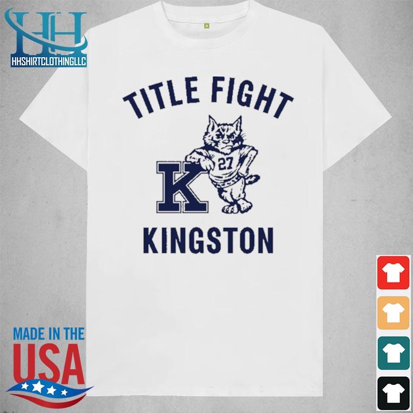 Sacreddeer title fight kingston varsity s shirt trang