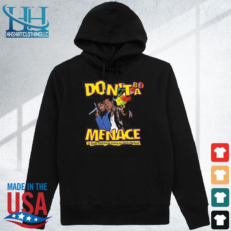 Channing crowder wearing don't be a menace 2024 s hoodie den