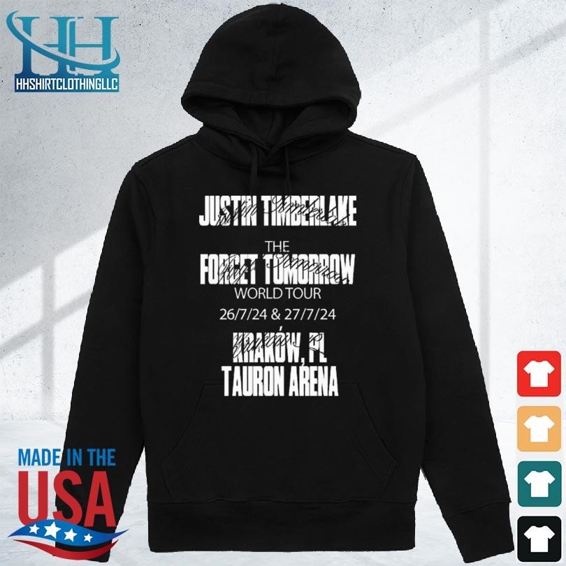 Justin timberlake the forget tomorrow world tour 2024 hoodie den