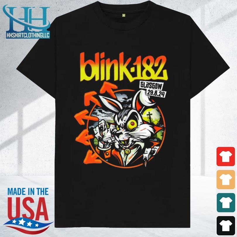 Nice Blink 182 glasgow scotland august 29 2024 shirt