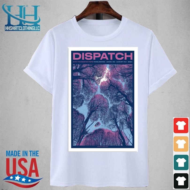 Original Poster dispatch at tanglewood in lenox ma on august 31 2024 shirt