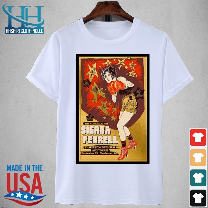 Best Sierra ferrell september 28 2024 charleston municipal auditorium charleston wv concert poster artists shirt