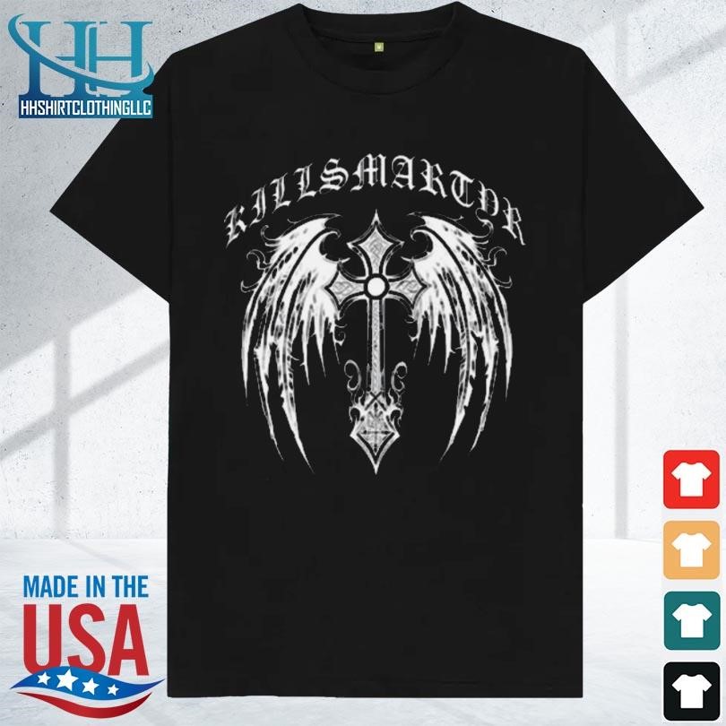 Best killsmartyr metal cross black shirt