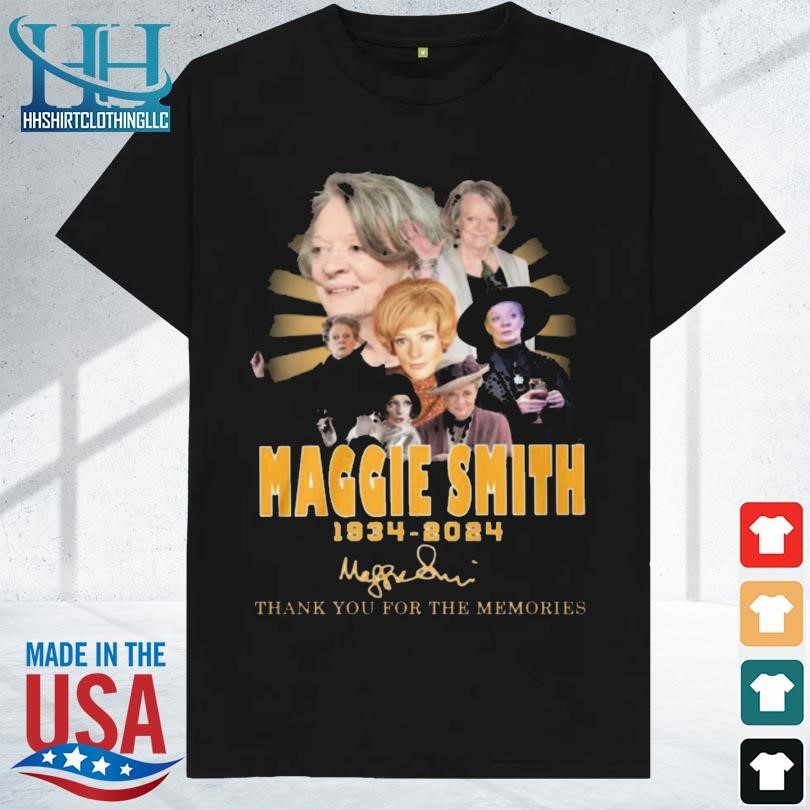 Funny Harry potter maggies smith thank you for the memories shirt