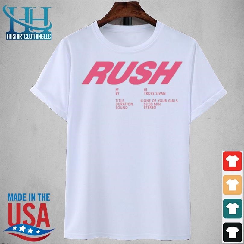 Official Troye sivan rush 2024 shirt